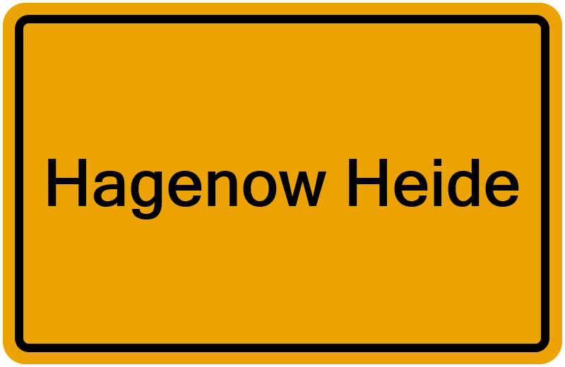 Handelsregisterauszug Hagenow Heide